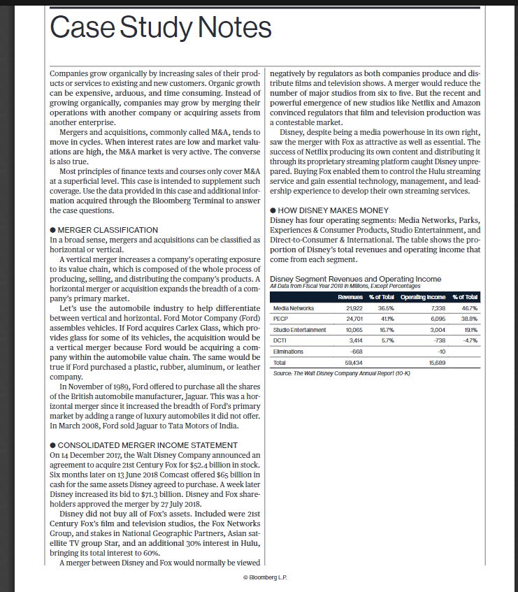 Using the Case Study Notes, in 2-3 bullet points, assess the conceptual