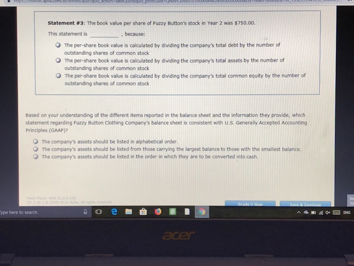 and other financial statements to make several interpretations regarding the company's financial