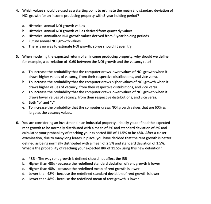  4. Which values should be used as a starting point to