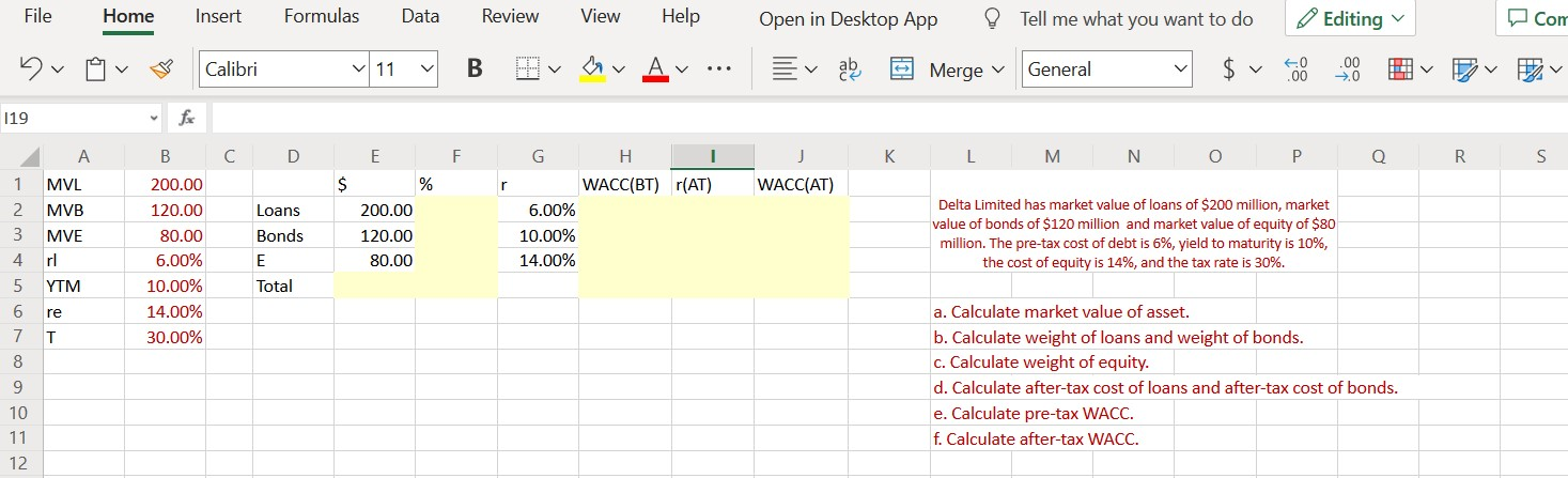 File Home Insert Formulas Data Review View Help Open in Desktop