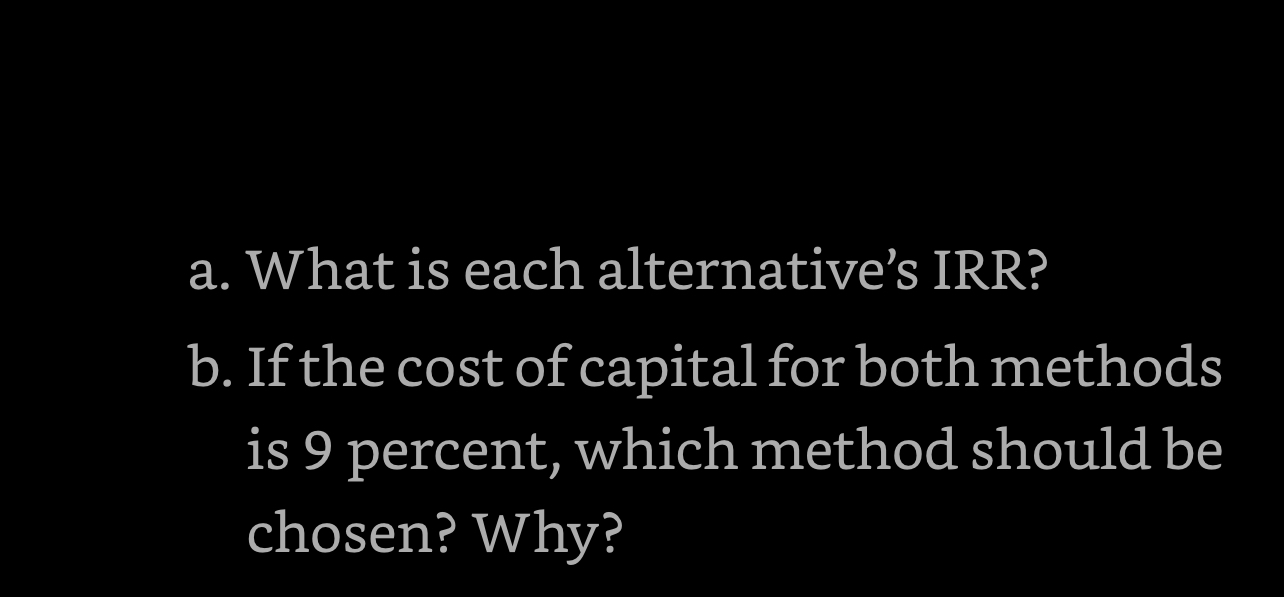 NPV if the cost of capital is 10 percent? 5 percent? 15