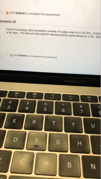days, which has a pl increase if the cash inflow can be