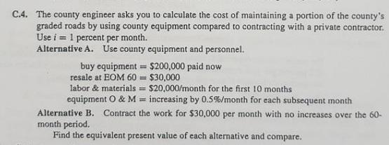 please solve with formulas like (F/P, 5% , n) not with the
