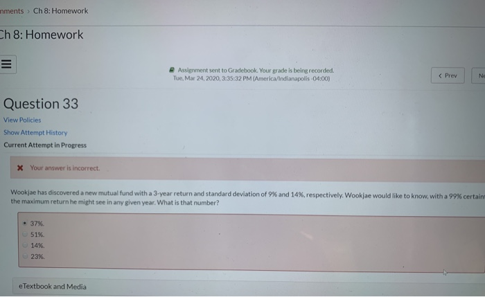  ments > Ch 8: Homework Ch 8: Homework Assignment sent to