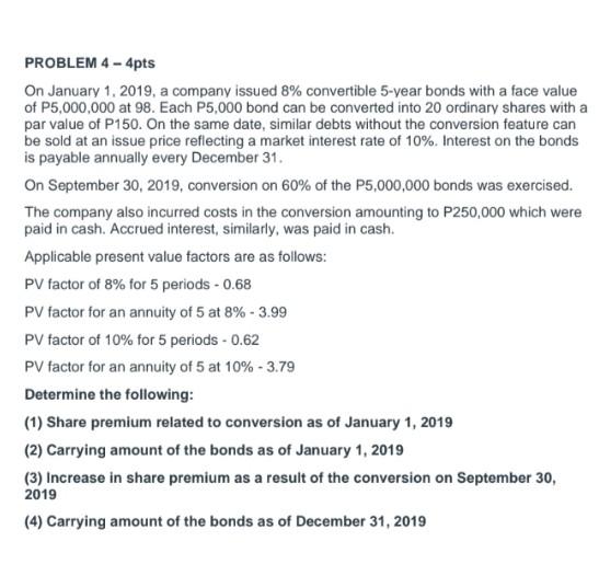 Problem 4 Hello. Can I have the complete solution pls. and