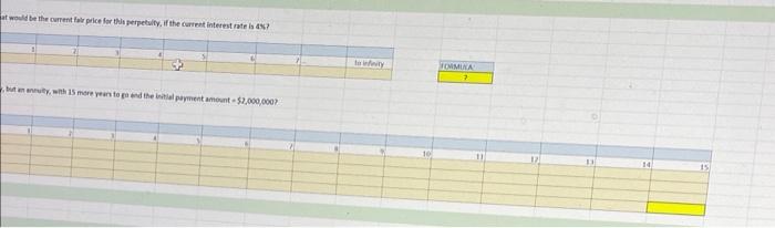 it was not a perpetuity, but an annuity, with 15 more years