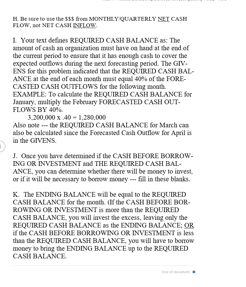 assume that each month is thirty days. Dollar figures are expressed in