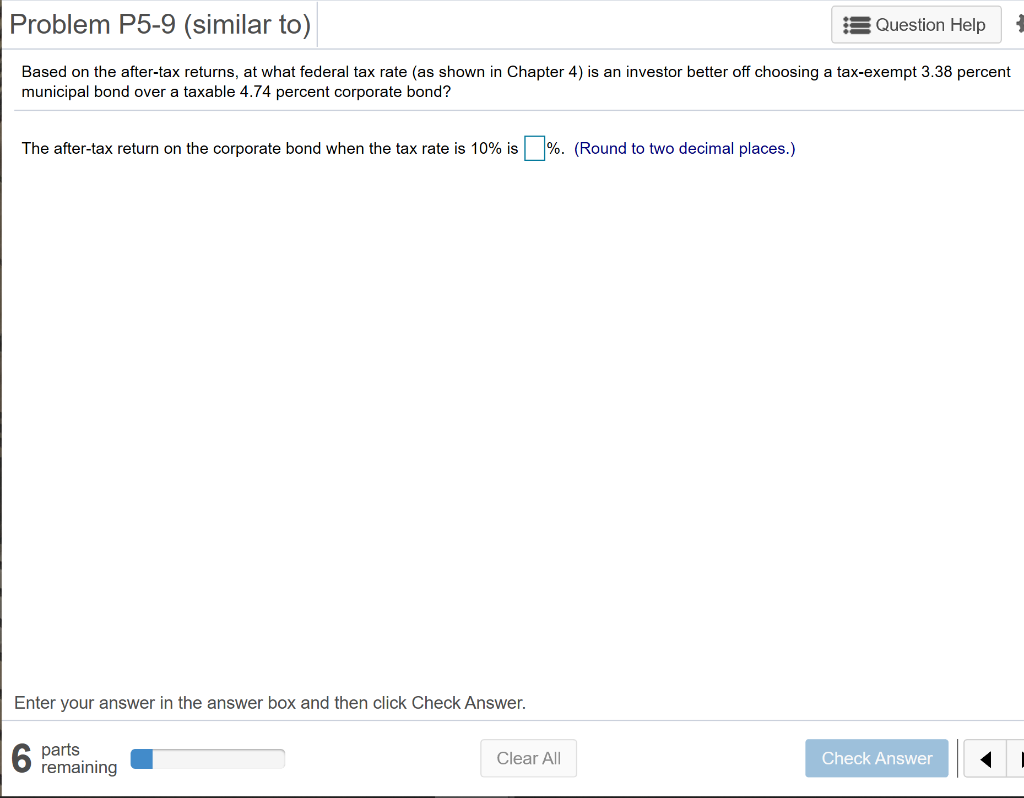 NOTE THAT THERE ARE 6 STEPS TO THIS PROBLEM Problem P5-9 (similar