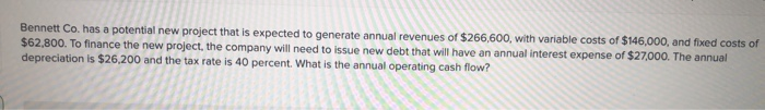 flows of $9,750, $11,000, $14,100, and $8,600 over the next four years,