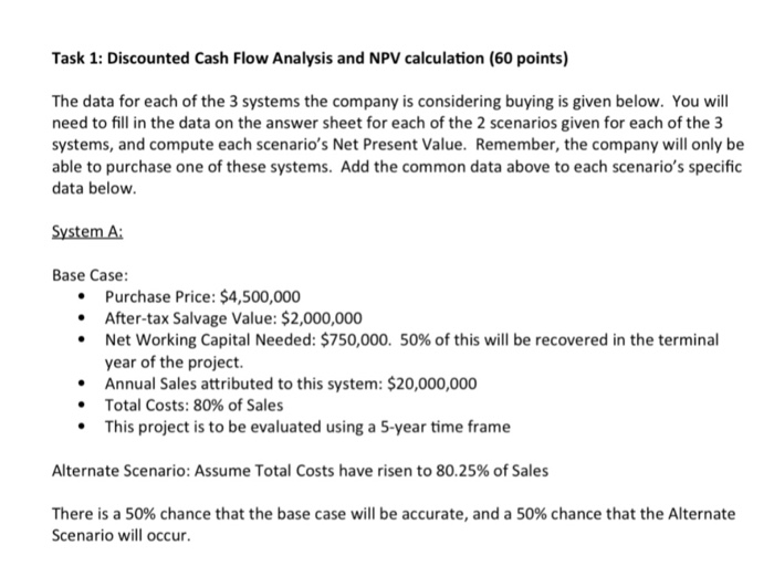 new sprocket manufacturing system. The company has narrowed the available options down