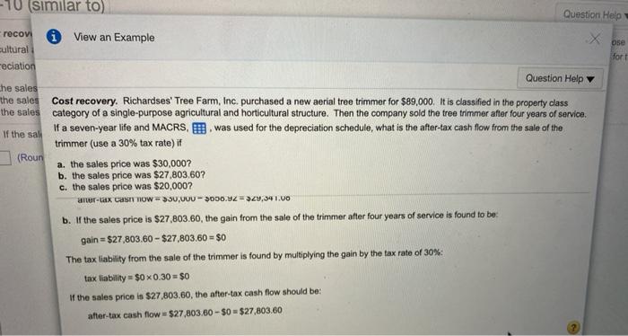 a 35% tax rate) if a. the sales price was $32,000? b.