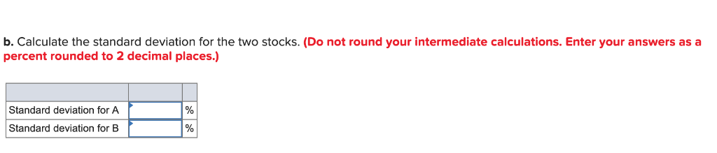 following information Rate of Return if State Occurs State of Economy Recession