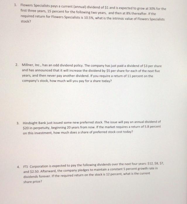  Please show me how to do it on Excel. 1. Flowers