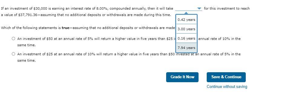 Assignment - Time Value of Money Back to Assignment Attempts Average/3 5.