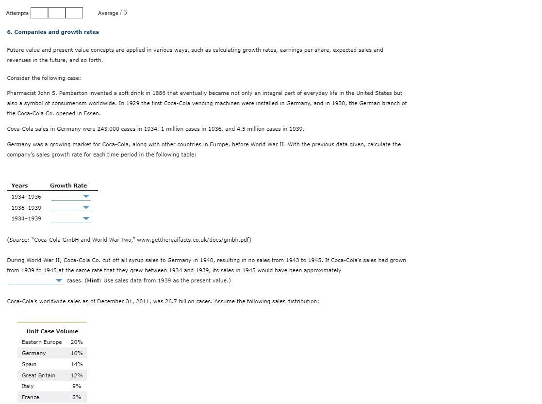Finding the interest rate and the number of years The future value