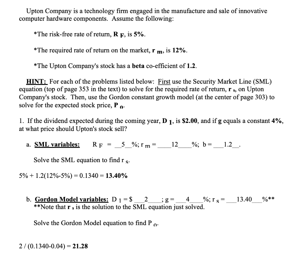 All I need is answers for problems 2 and 3 please. I