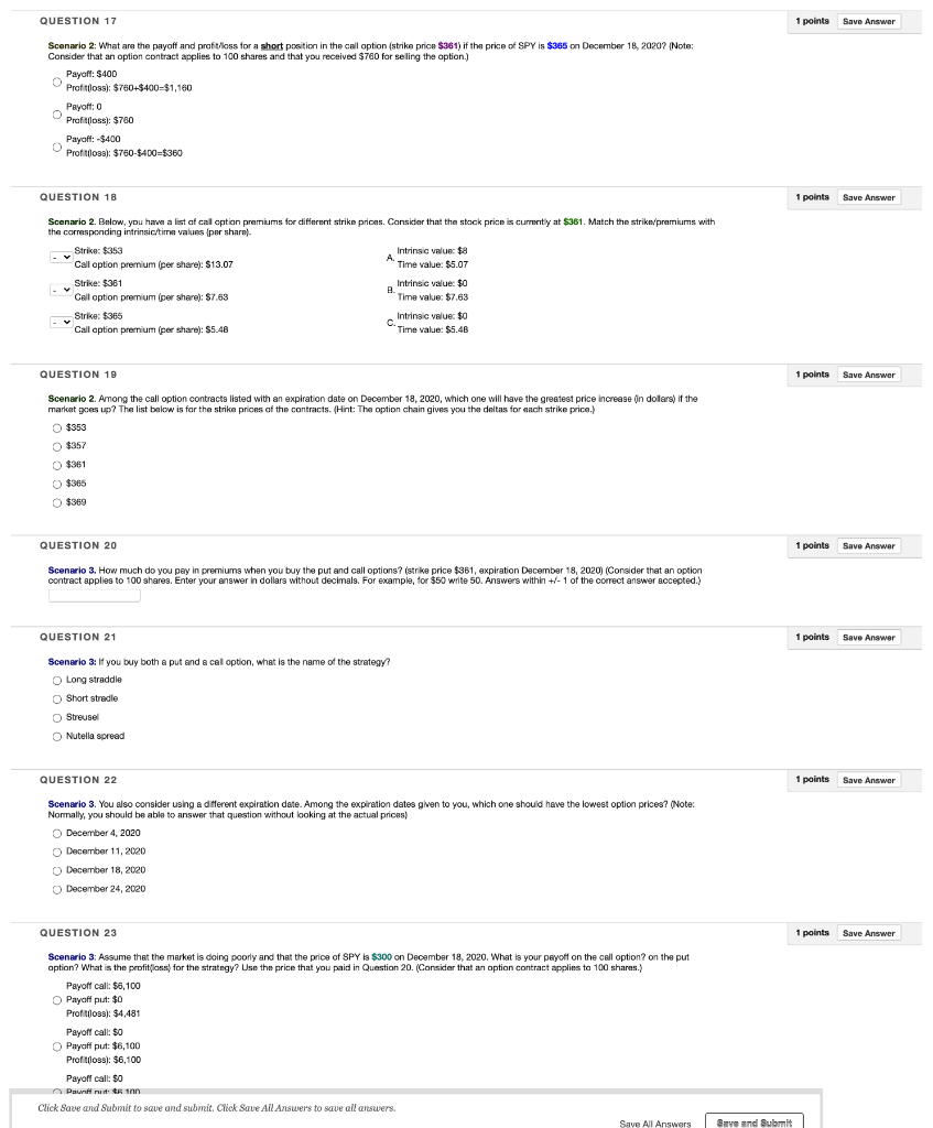 on SPY, an ETF that replicates the performance of the S&P 500