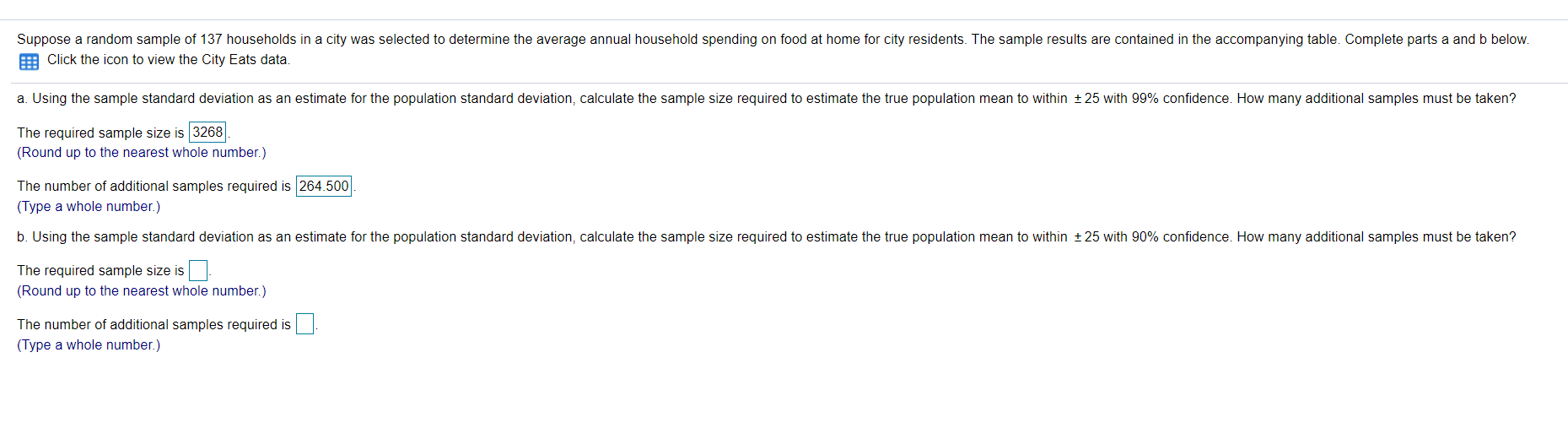 Annual At Home Food Expenditures ($) 3496.77 3131.36 3131.46 2835.34 3121.96 3501.16