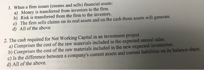 This is an old test we took and I would just like