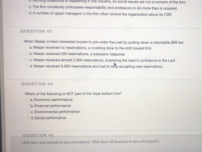 groups that challenge firms to maintain high standards are examples of: a.