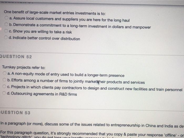 from the United States are internationalizing more rapidly than ever before b.