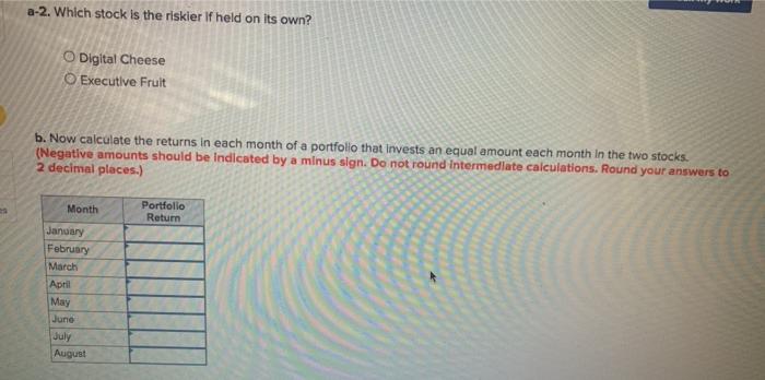 Digital Executive Cheese Fruit January +18 +7 Tebruary -2 March +3 April