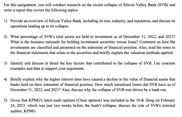  For this assignment, you will conduct research on the recent collapse