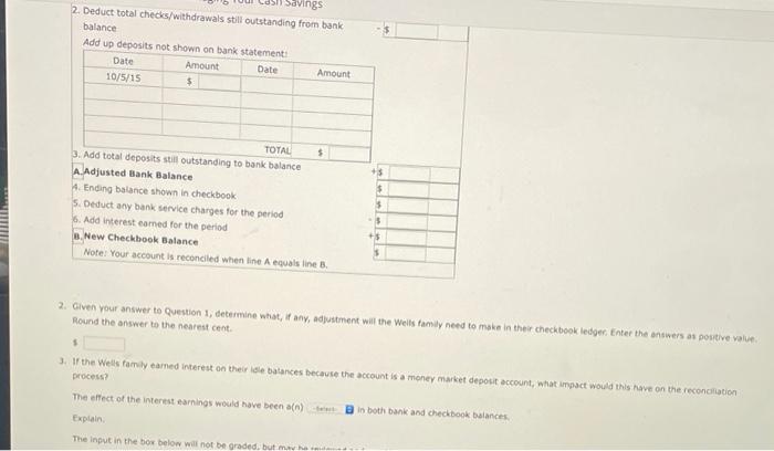 received their first bank statement for the period ending October 5, 2020.