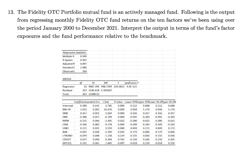 this is a conceptual question, no calculation is needed 13. The