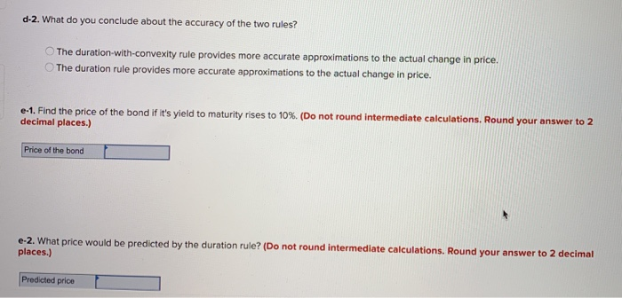 duration of 10.59 years and convexity of 163.0. The bond currently sells