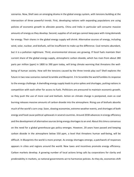 Shell is one of the world's largest companies. It operates in 130