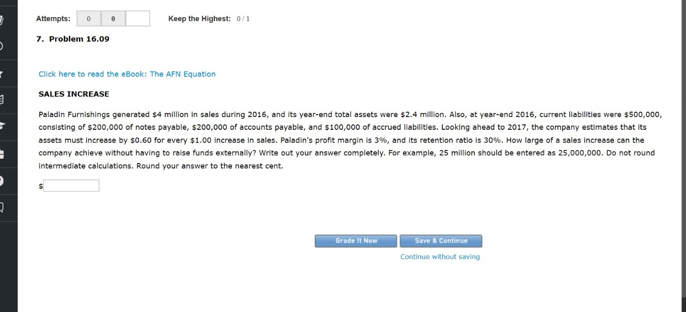 Do Not use Excel please. Keep the Highest: 0/1 Attempts: 0 0