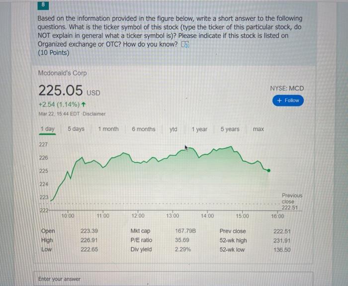  8 Based on the information provided in the figure below, write