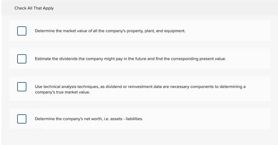 A company may hold value despite not generating much growth or profits.