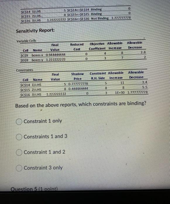 + 3y S.T.: 1) 4x + y s 5 2) 2x +