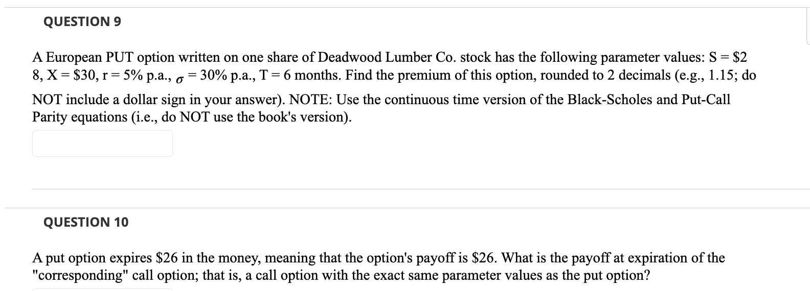 please answer this with work and the final answer. thanks A European