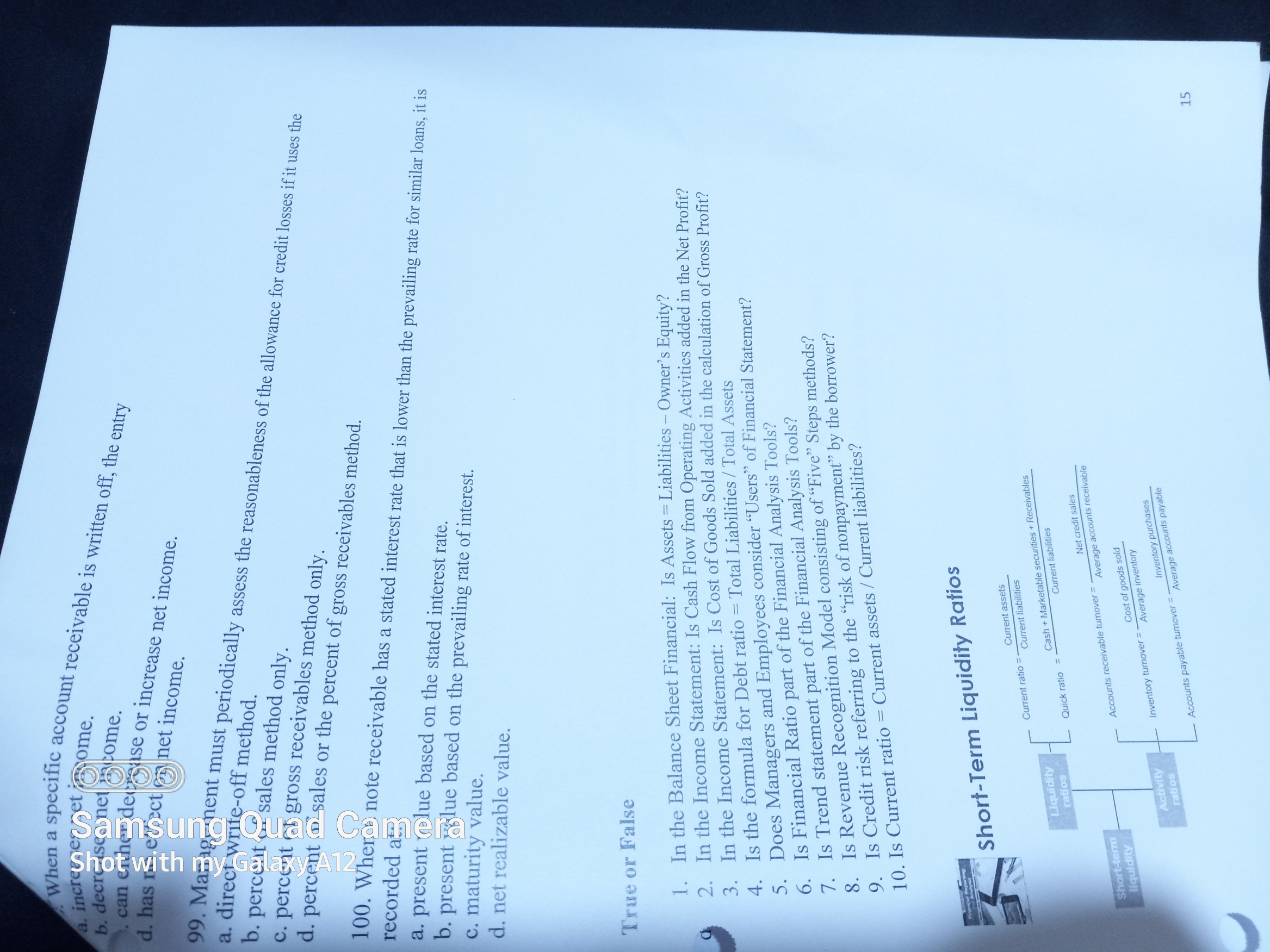 AIODes with inventory obsolescence will be evidenced in the current asset turnover