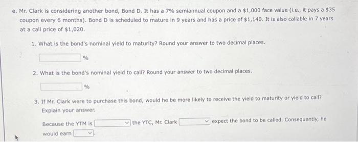 in 12 years, and has a $1,000 face value. - Bond 8