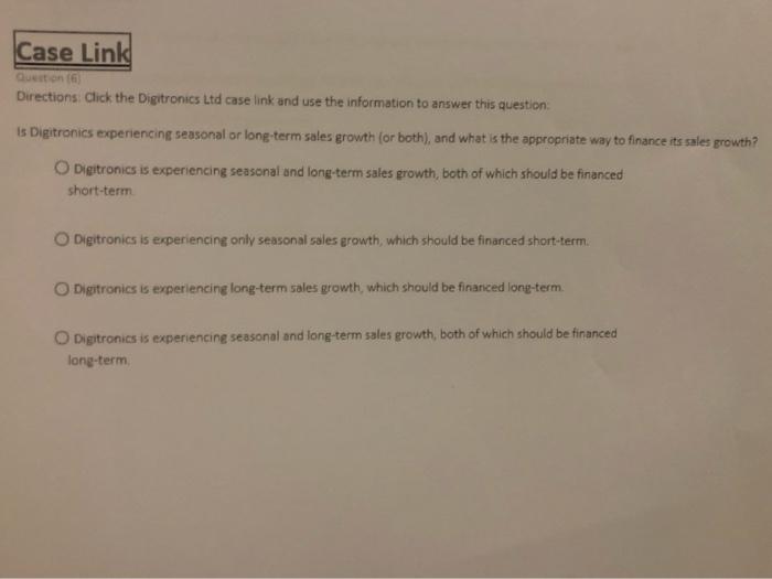 BR Q(6) Case Link Directions: Click the Digitronics Ltd case link and