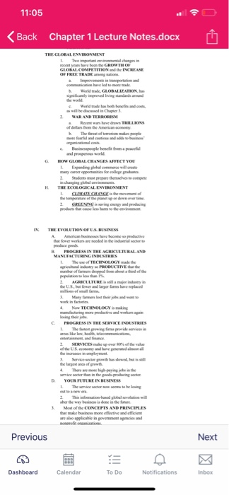 assignment. 11:01 KBack Chapter 1 Lecture Notes.docx ENTREPRENEURSHIP AND WEALTH BUILDING A