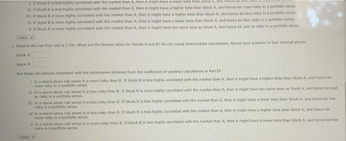 Problem Walkthrough Stocks A and I have the following probability distributions of