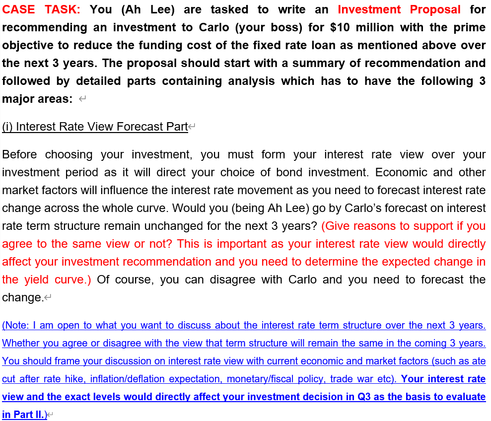 now in a similar situation - Carlo has asked Ah Lee for