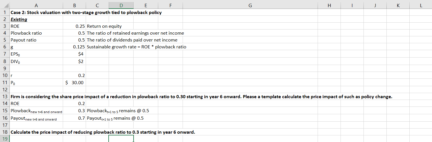  Use excel to solve the question in bold and please show