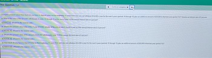 please show me how to solve this in excel! This Question 1