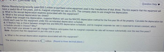 please answer A-C with the info provided C has 6 parts which