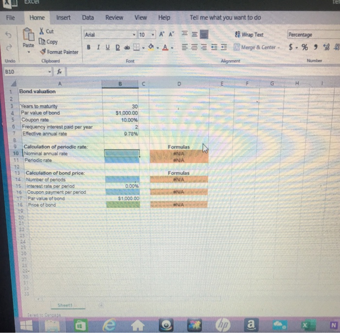  Excel le File Home Insert Data Review View Help Tell me