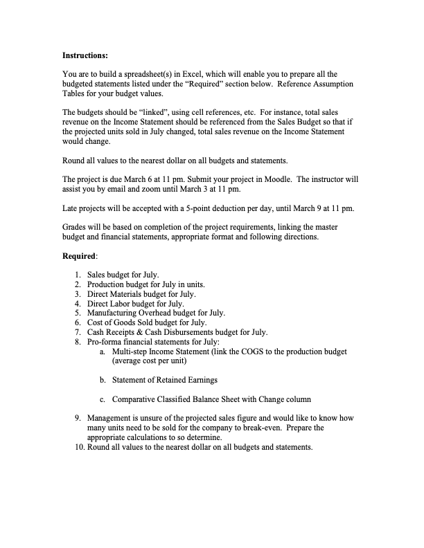 HELP WITH QUESTION 8 PART C BA213 Project Acme Garage Door Company,