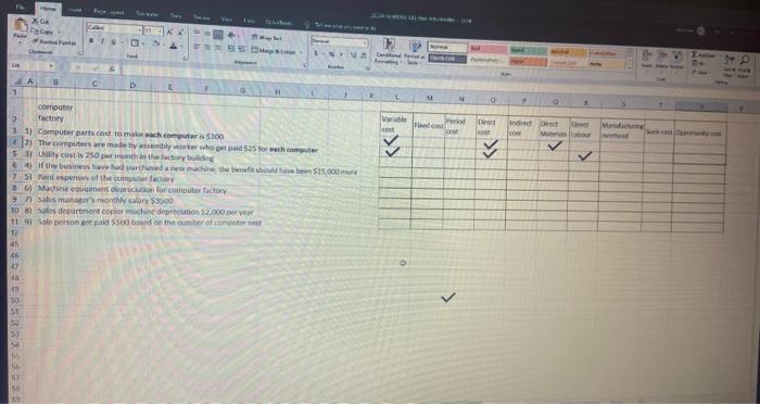  computer factory 1) Computer purts cou to make each computer is