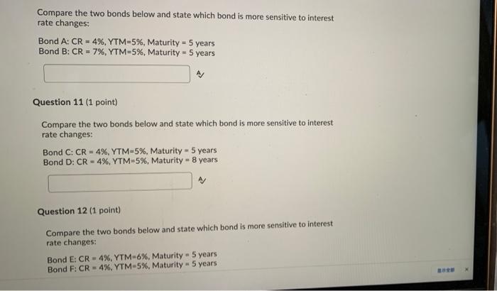  Compare the two bonds below and state which bond is more
