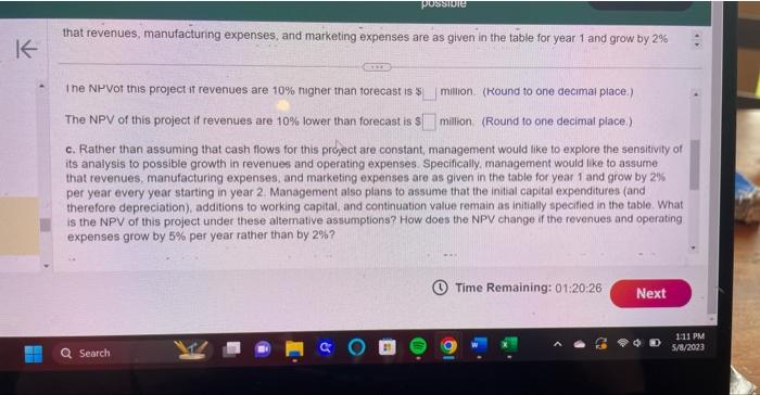 is the NPV of the plant to manufacture lightweight trucks? b. Based